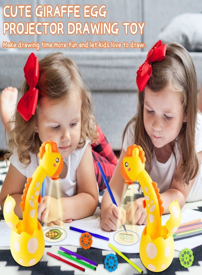 RNGODO Drawing Projector for Kids, Trace and Draw Projector Toy for Toddler Girls & Boys, Learning Art Children Drawing Projection with 72 Stencils and 12 Markers and 1 Art Book - Image 5